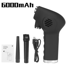 (6000mAh) 70m/s Cordless Air Duster For Computer Cleaning Replaces Compressed Spray Gas Cans Rechargeable Cleaner Dust Blower