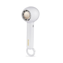 (White) GEEPAS Rechargeable Fan | Mini Portable USB Fan for Travel Camping Office Outdoor Women Men | Handheld 1200mAh 2 Speeds, 4Hr Run Time
