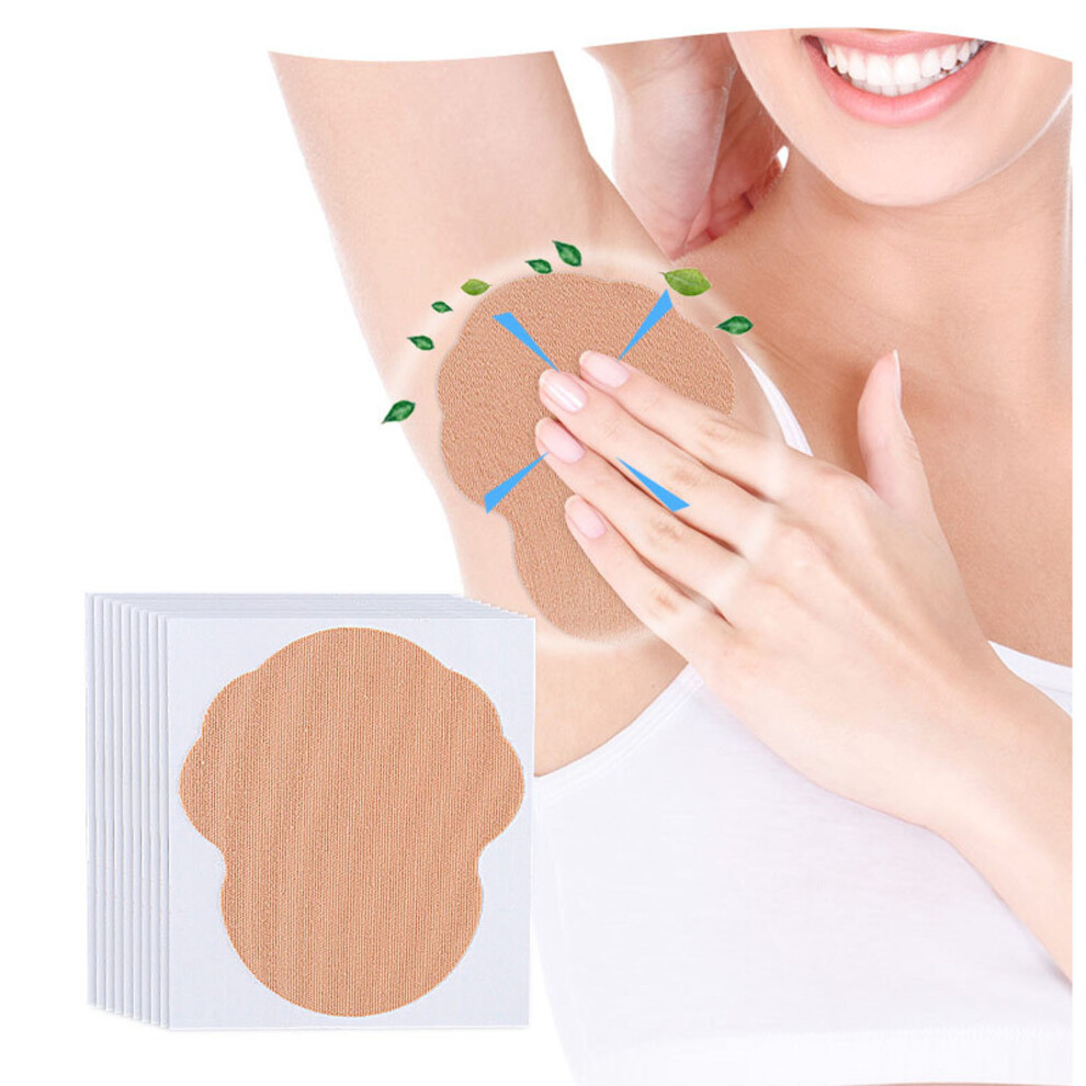 40Pcs Breathable Deodorant Underarm Sweat Pads 9.5x11cm