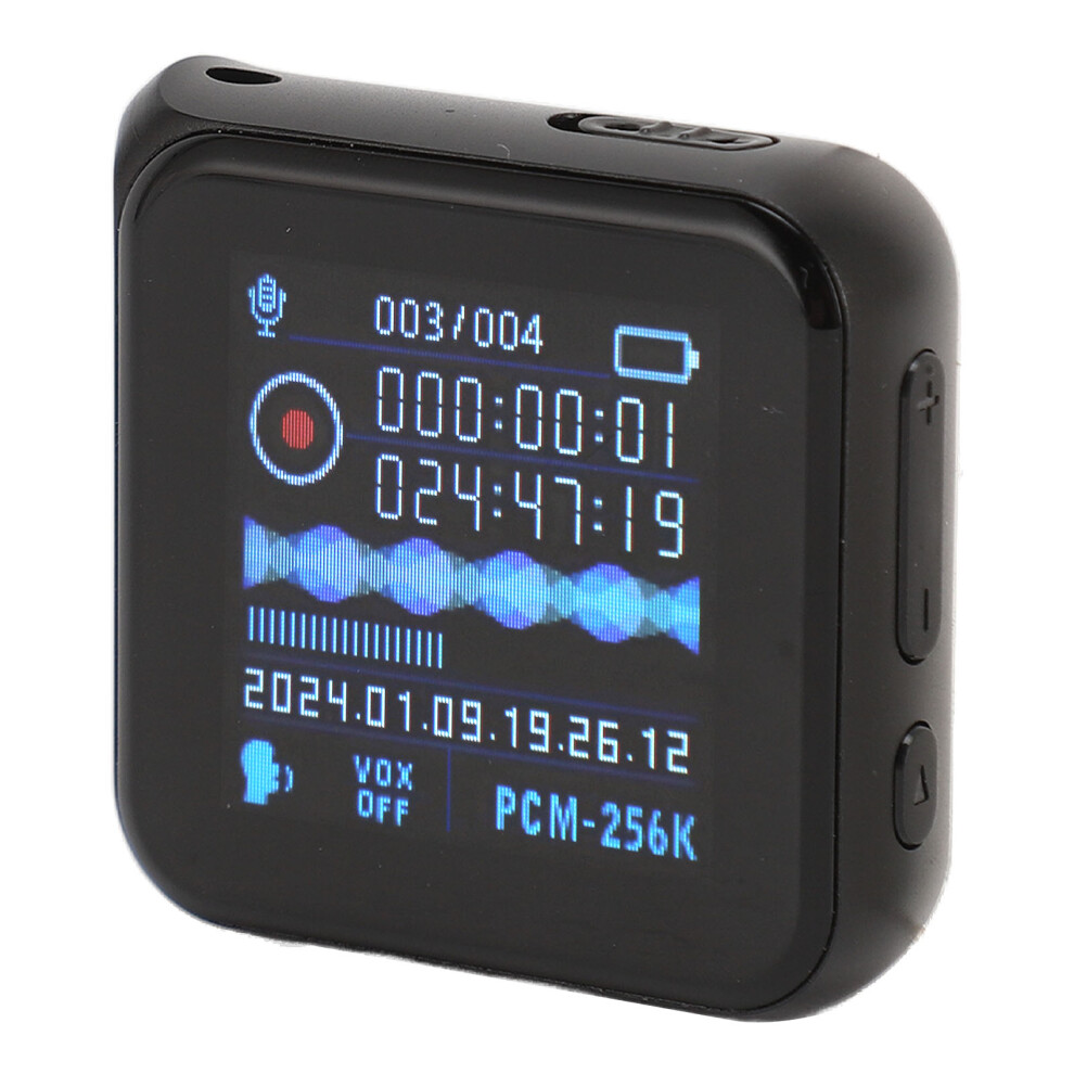 Digital Voice Recorder 16GB, 1536kbps, 1.5" Display, Portable MP3-image-OPC-PJGC7MG-NEW