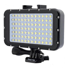 50M/164ft Waterproof Diving Light Underwater LED High Power Fill Lamp with 4 Lighting Modes & 84 LEDs, 2600mAh Battery 5000lux