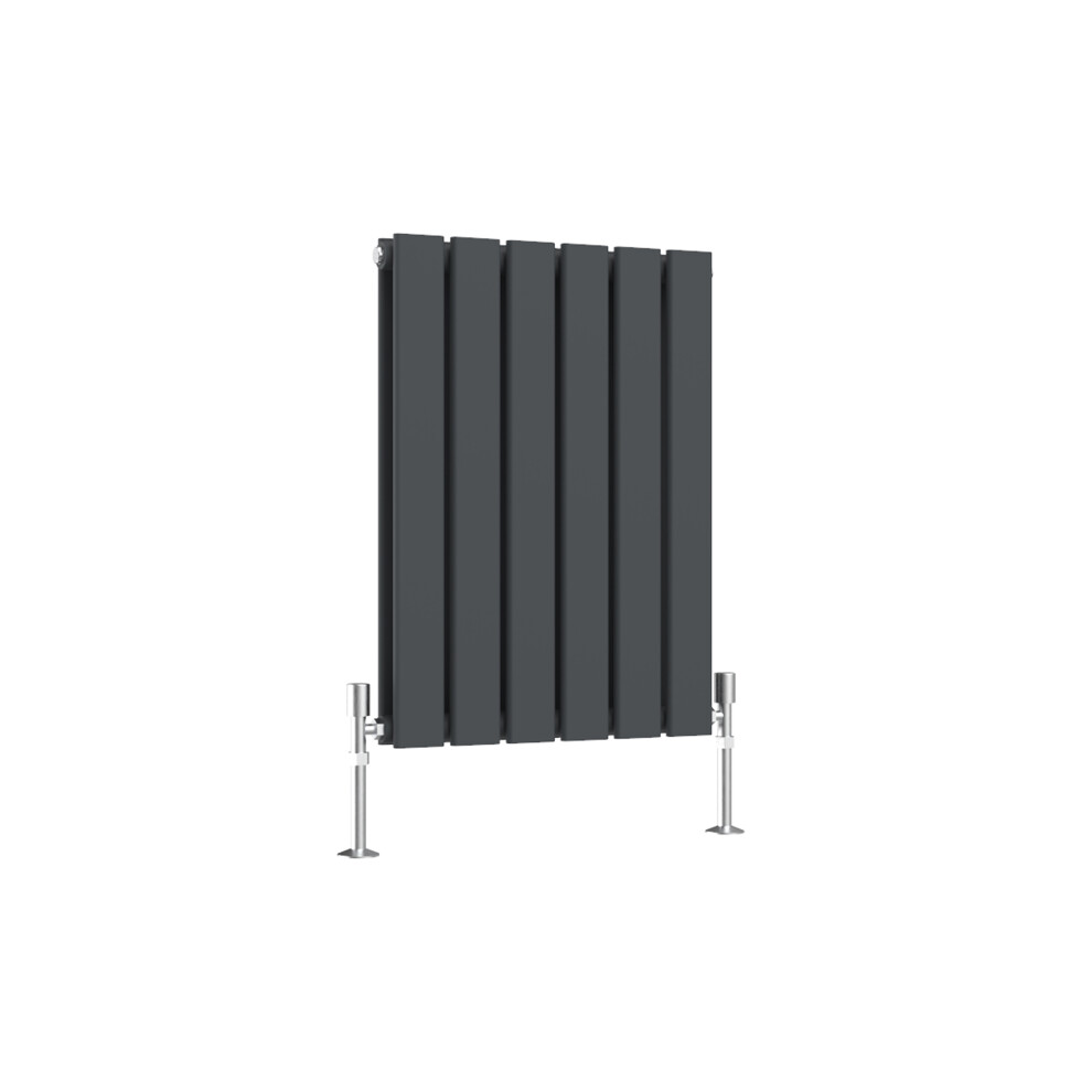 Aica (, 600*408Mm ?Double?) Flat Panel Column Radiator Anthracite