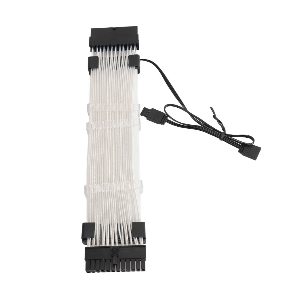 24 Pin ATX 18AWG RGB Extension Cable 9.5in 5V 3-Pin for Motherboard-image-OPC-PJGC8GH-NEW