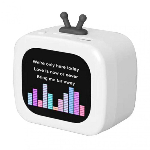 Mini Multifunctional Portable Speaker 2.01 Screen Touch Screen BT Mini Speaker Rechargeable for Kids