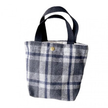 (Black1) Simple Woolen Women Handbag Portable Multipurpose Hand Bag for Working Office