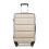 (Gold, 19inch) 19/24/28 inch Horizontal Design ABS Hard Shell Suitcase Set 1