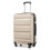 (Gold, 19inch) 19/24/28 inch Horizontal Design ABS Hard Shell Suitcase Set 7