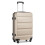 (Gold, 19inch) 19/24/28 inch Horizontal Design ABS Hard Shell Suitcase Set 8