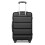 (Black, 24inch) 19/24/28 inch Horizontal Design ABS Hard Shell Suitcase Set 9