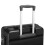 (Black, 24inch) 19/24/28 inch Horizontal Design ABS Hard Shell Suitcase Set 10
