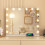 50*40 cm Hollywood Makeup Mirror Vanity LED Light Mirror Dimmable UK 1