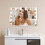 50*40 cm Hollywood Makeup Mirror Vanity LED Light Mirror Dimmable UK 5