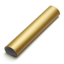 (Gold) Car Matte Color Vinyl Film Wrap Sticker Decal 150cmX30cm