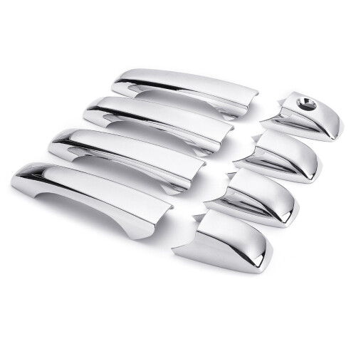 8pcs Set ABS Chrome 4 Door Handle Covers For Chrysler Dodge Jeep 2
