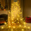 Christmas Tree Lights with Ring, 3M x 400 LEDs Xmas Tree Waterfall Lights 1