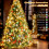 Christmas Tree Lights with Ring, 3M x 400 LEDs Xmas Tree Waterfall Lights 4