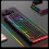 RGB Backlit Mechanical Keyboard 104 Keys + 7 DPI Wireless Mouse 12