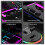 RGB Backlit Mechanical Keyboard 104 Keys + 7 DPI Wireless Mouse 7