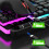 RGB Backlit Mechanical Keyboard 104 Keys + 7 DPI Wireless Mouse 3