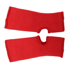Breathable Ankle Brace Socks Red M, Comfortable Compression Sleeve