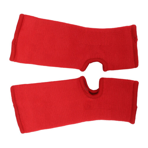 Breathable Ankle Brace Socks Red M, Comfortable Compression Sleeve