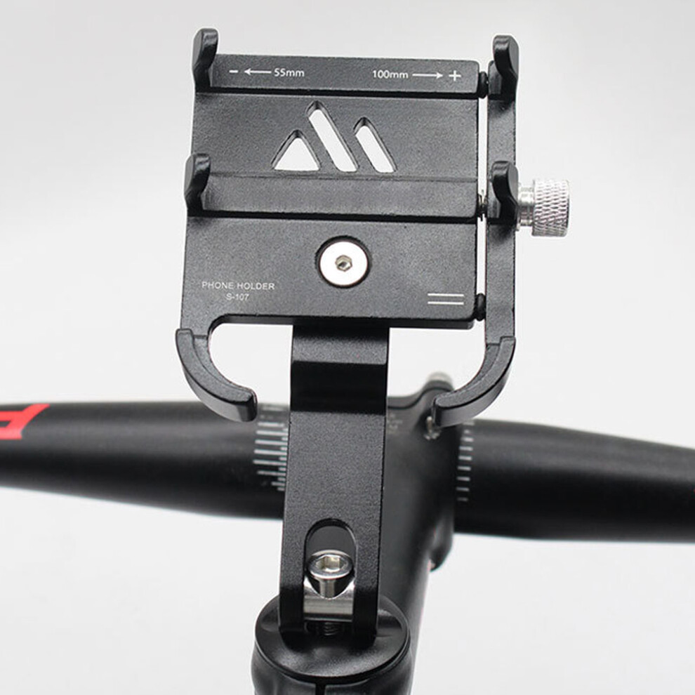 Aluminum Alloy Bike Stem Phone Holder 55-100Mm Adjustable Mount 9371337558443