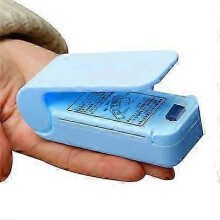 (blue) Mini Bag Sealer Portable Handheld Mini Plastic Bag Heat Sealer zZ