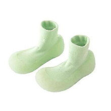 (22-23, green) Toddler Barefoot Sock Shoes, Minimalist Non-Slip Water Shoes for Kids Boys and Girls zZ