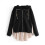 (M) Women's Clothing Loose Zip Patchwork zZ 2