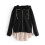 (M) Women's Clothing Loose Zip Patchwork zZ 1
