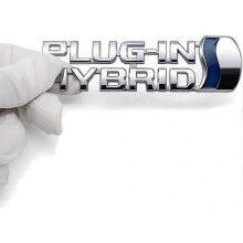 2025 Latest Model 1x Metal Plug-in Hybrid Tailgate Rear Trunk Emblem Badge