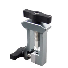 (Silver) Bike Repair Tools Pipeline Connector Oiling Head Bike Oiling Needle Inserting Aid Tool Oil Needle Push Entry Tool
