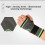 (XL) Wrist Support Sleeve Half-Finger Band Pack2 10