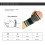 (XL) Wrist Support Sleeve Half-Finger Band Pack2 6