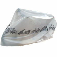 (White) Bike Bicycle Covers Cycling Rain And Dust Protector Cover Waterproof