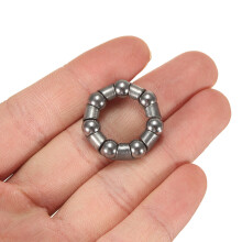 2 x Bicycle Rear Wheel Axle 1/4Inch x 7 Ball Bearing Cages Pair MTB Bike Accessory