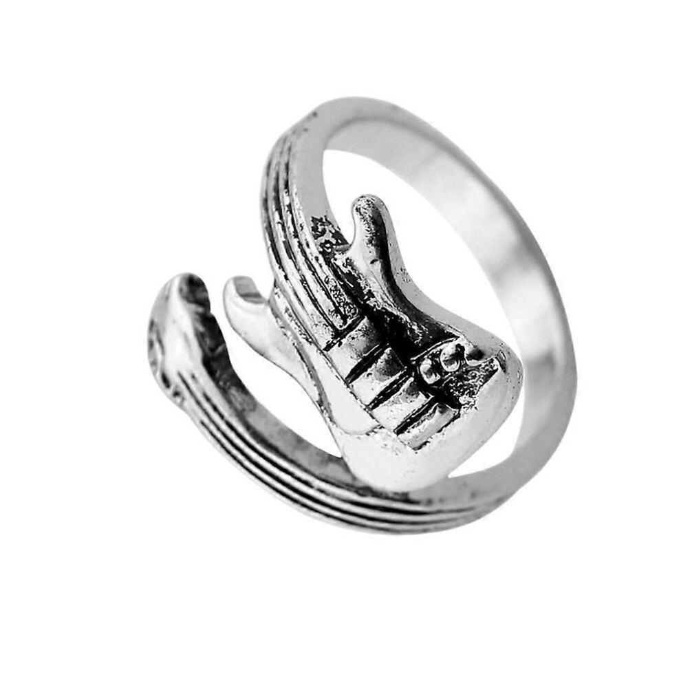 Bague de guitare musicale pour bal d'Halloween, 1 pièce, bague créative pour fête d'Halloween, pour