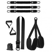 (Black) Pull Up Assist Bands For Beginners Portable Home Gym Equipment for Assisted Pull Ups for Women Men