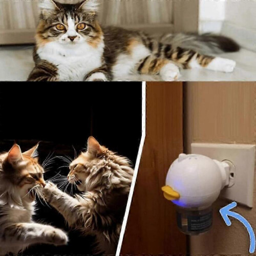 (EU PLUG, No Flavor) Blisso Cat Diffuser - 2025 Best Cat Pheromones Calming Diffuser 2