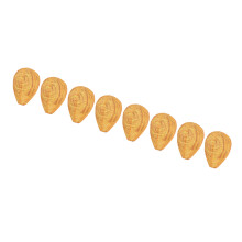 8 Pack Wasp Nest Decoys – Fake Hornet Repellent, 28x22cm Earth Yellow