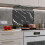 BELOFAY 6mm Black Marble Tempered Glass Splashback 4