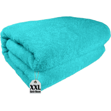 Extra Large Jumbo Bath Sheet Towel 100% Egyptian Cotton Big Soft XL Bath Towels (Teal)