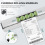 4 PCS Receipt Holder, Restaurant Order Grabber 2PCS 5