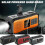 (Silver Grey) USB Mobile Phone Charging Radio Hand Crank Bluetooths Speaker LED Torchs for Emergency Lighting 4