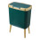 Living And Home (Green) PP High Foot Trash Bin with Lid 4