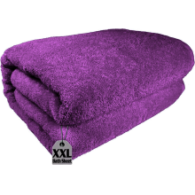 Extra Large Jumbo Bath Sheet Towel 100% Egyptian Cotton Big Soft XL Bath Towels (Purple)