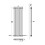 AICA (1500x470mm 2 Column) Traditional Cast Iron Radiator Anthracite 3