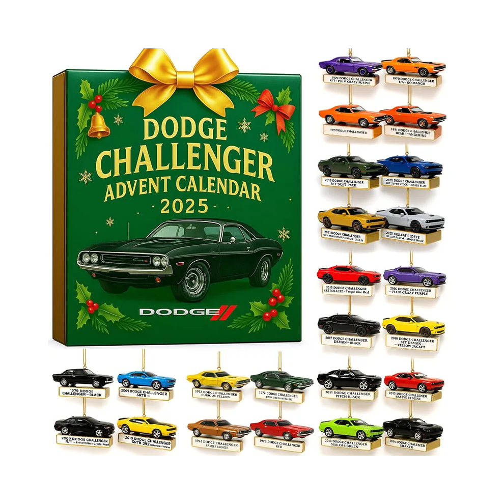 Rowjow Dodge Challenger Advent Calendar 2025