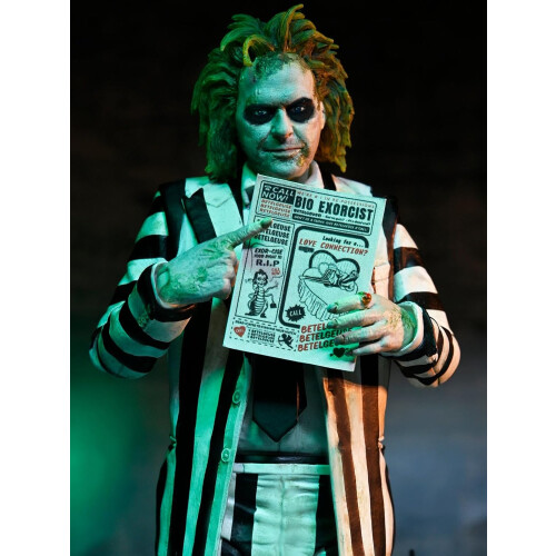 NECA NECA Beetlejuice Gestreifter Anzug 7 Zoll Ultimate Actionfigur 2