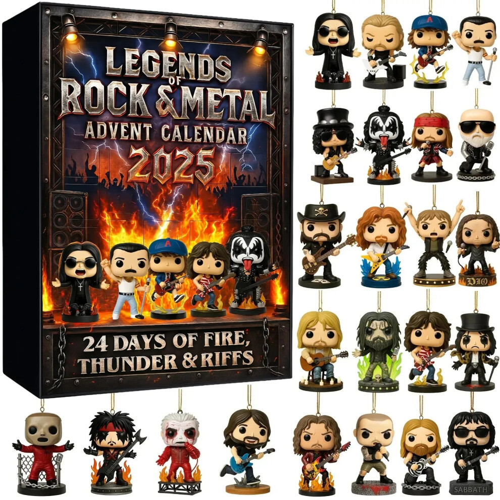Rowjow Legends Of Rock & Metal Advent Calendar 2025